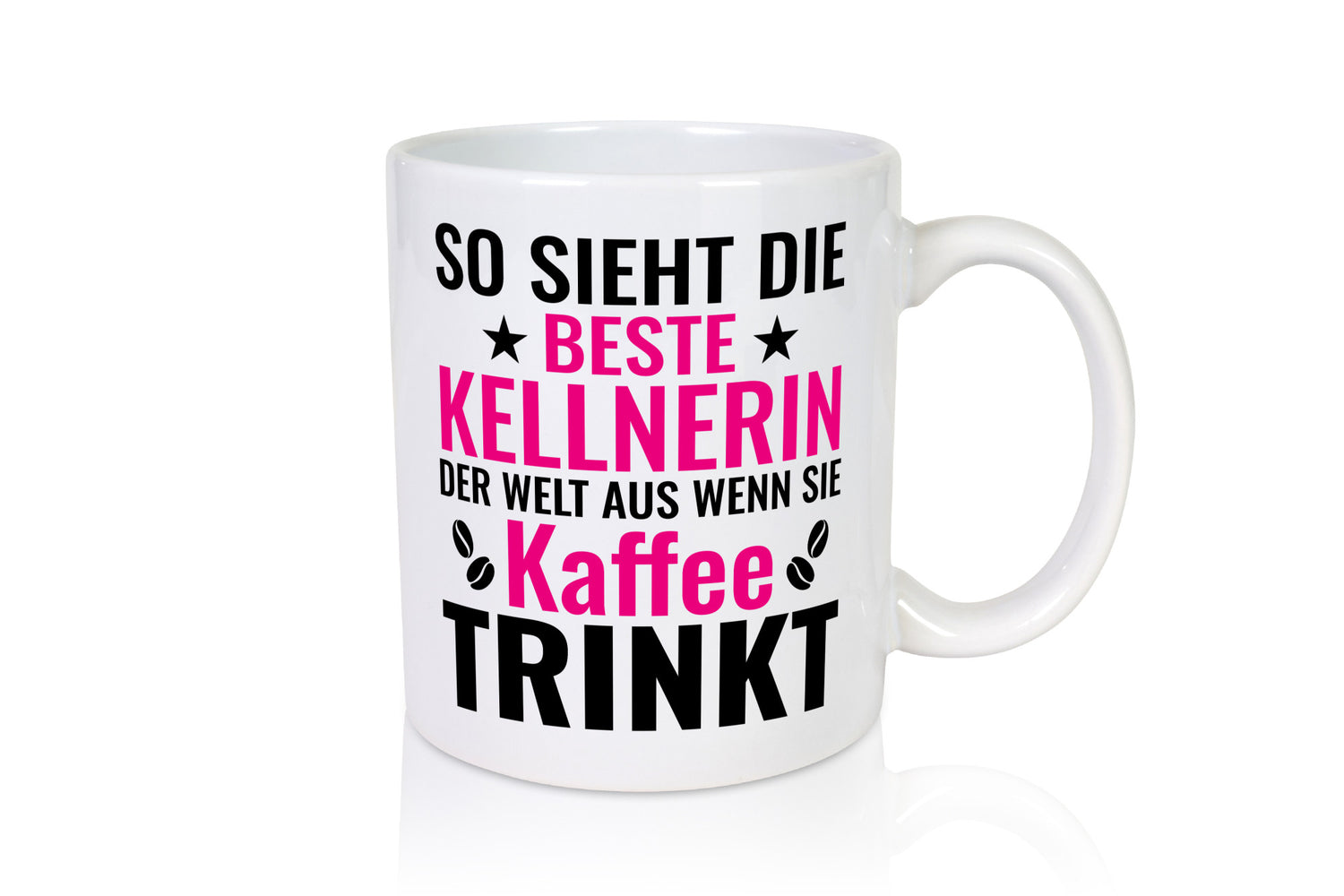 Kaffee trinkt: Kellnerin | Beruf kellnern Bedienung Humor Arbeit Kollegen Büro