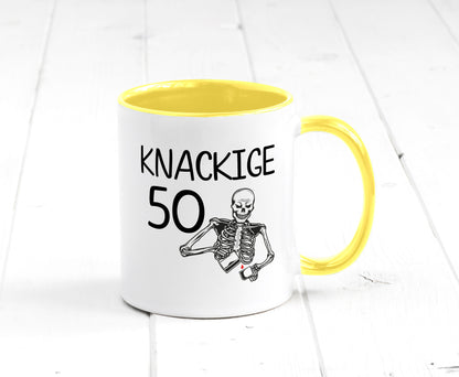 50. Geburtstag | Alt Knackig und Geschenk Geschenkidee lustiger Spruch Tasse