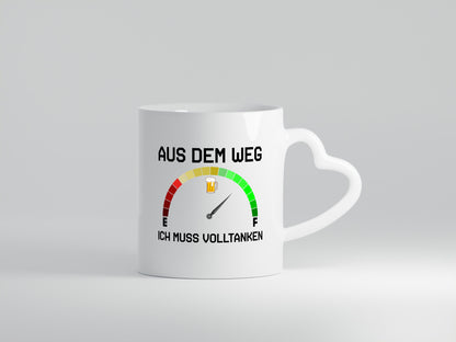 Aus dem Weg | Volltanken Bier Biertrinker Tacho lustig Humor Geschenkidee