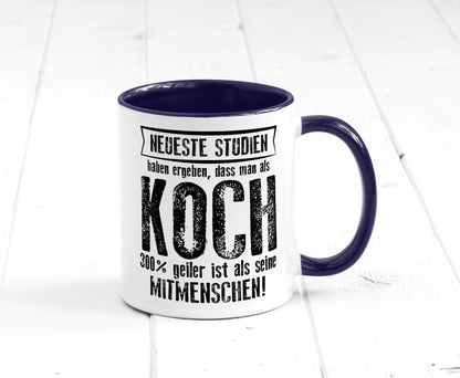 Neuste Studien: Koch | Chefkoch Humor Arbeit Kollegen Büro Geschenkidee Tasse