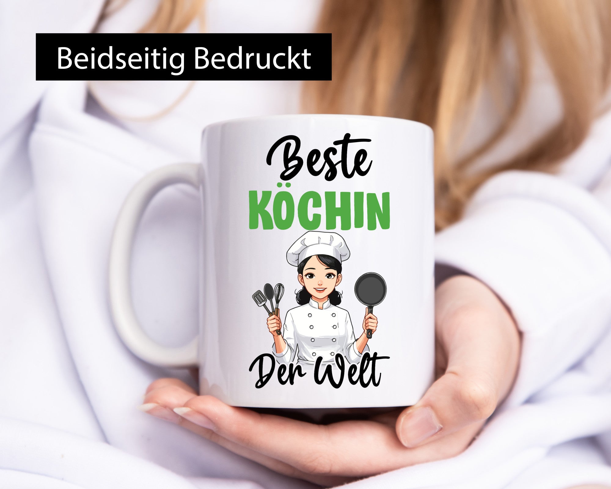 Beste Köchin | Chefköchin Chefkoch v2 lustig Arbeit Kollegen Büro Geschenk Tasse
