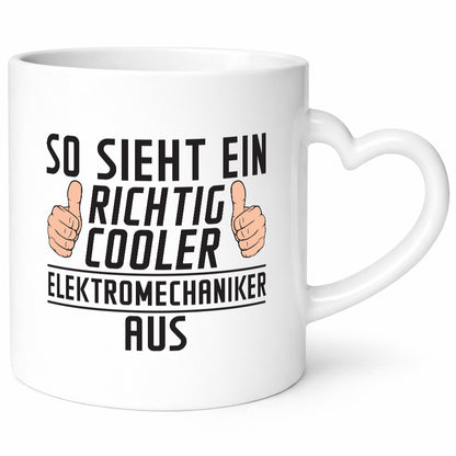 Richtig Cooler Elektromechaniker | Mechaniker Elektrik Humor Geschenkidee Tasse
