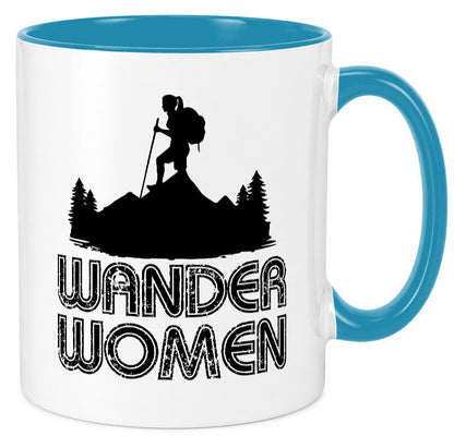 Wander Woman | Wandern Berge Geschenk Familie Geschenkidee lustiger Spruch Tasse