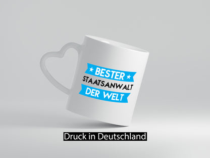 Bester Staatsanwalt | Anwalt Jurist lustig Humor Geschenkidee Geschenk Tasse