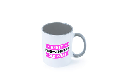 Bester Feuerwehrfrau | Feuerwehr lustig Humor Geschenkidee Geschenk Tasse