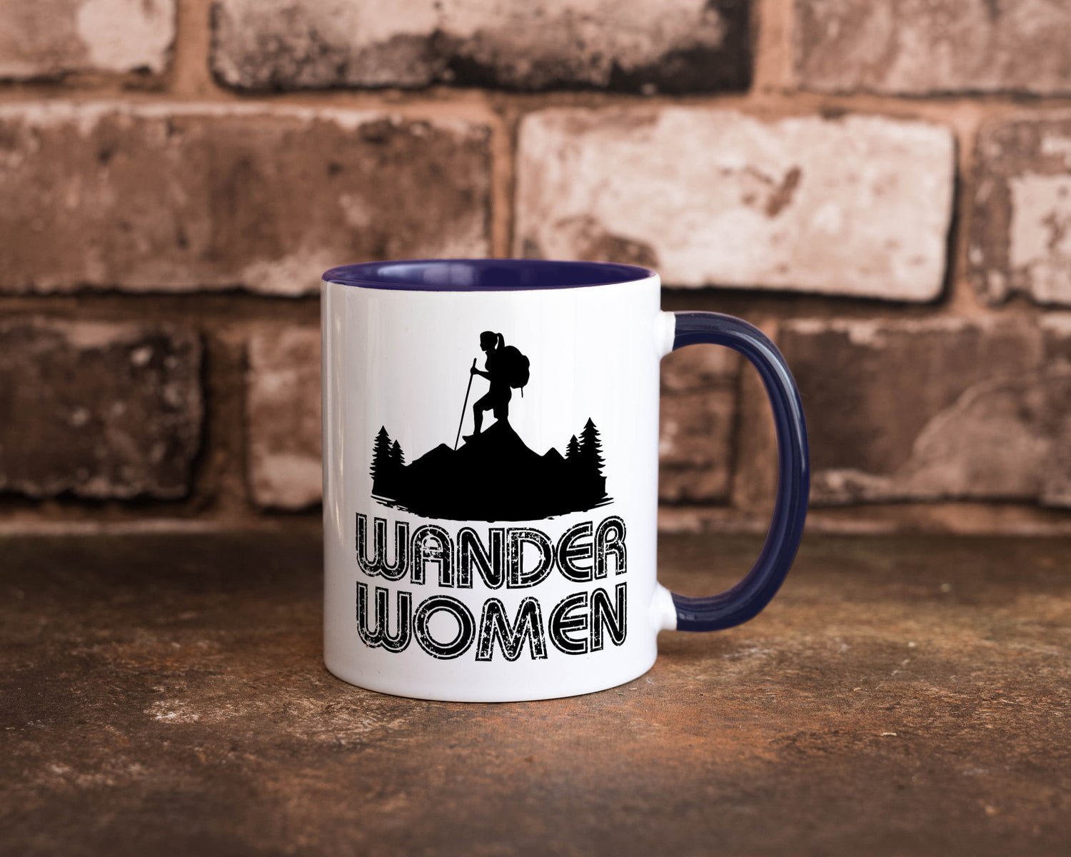 Wander Woman | Wandern Berge Geschenk Familie Geschenkidee lustiger Spruch Tasse