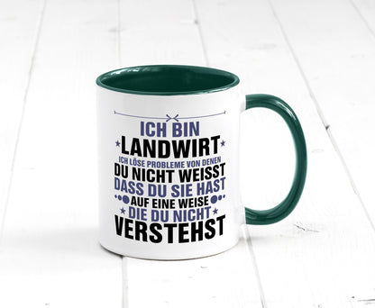Löse Probleme: Landwirt | Bauer Landwirtschaft v2 Geschenk Humor Geschenkidee