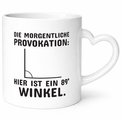 Morgentliche Provokation | Morgenmuffel Tasse Humor lustiger Spruch Geschenk