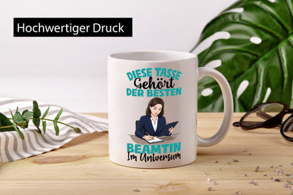 Im Universum: Beamtin | Verbeamtung Dienst Geschenk Humor Geschenkidee lustiger