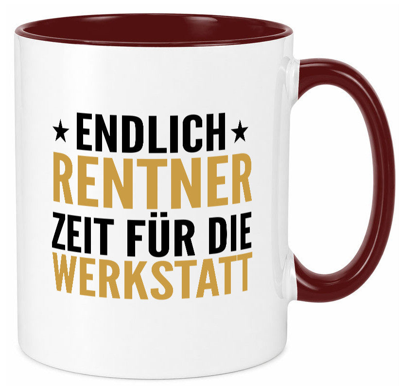 Rentner zeit für die Werkstatt | Ruhestand Handwerker v2 lustiger Spruch