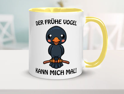 Der Frühe Vogel Humor Geschenkidee Tasse