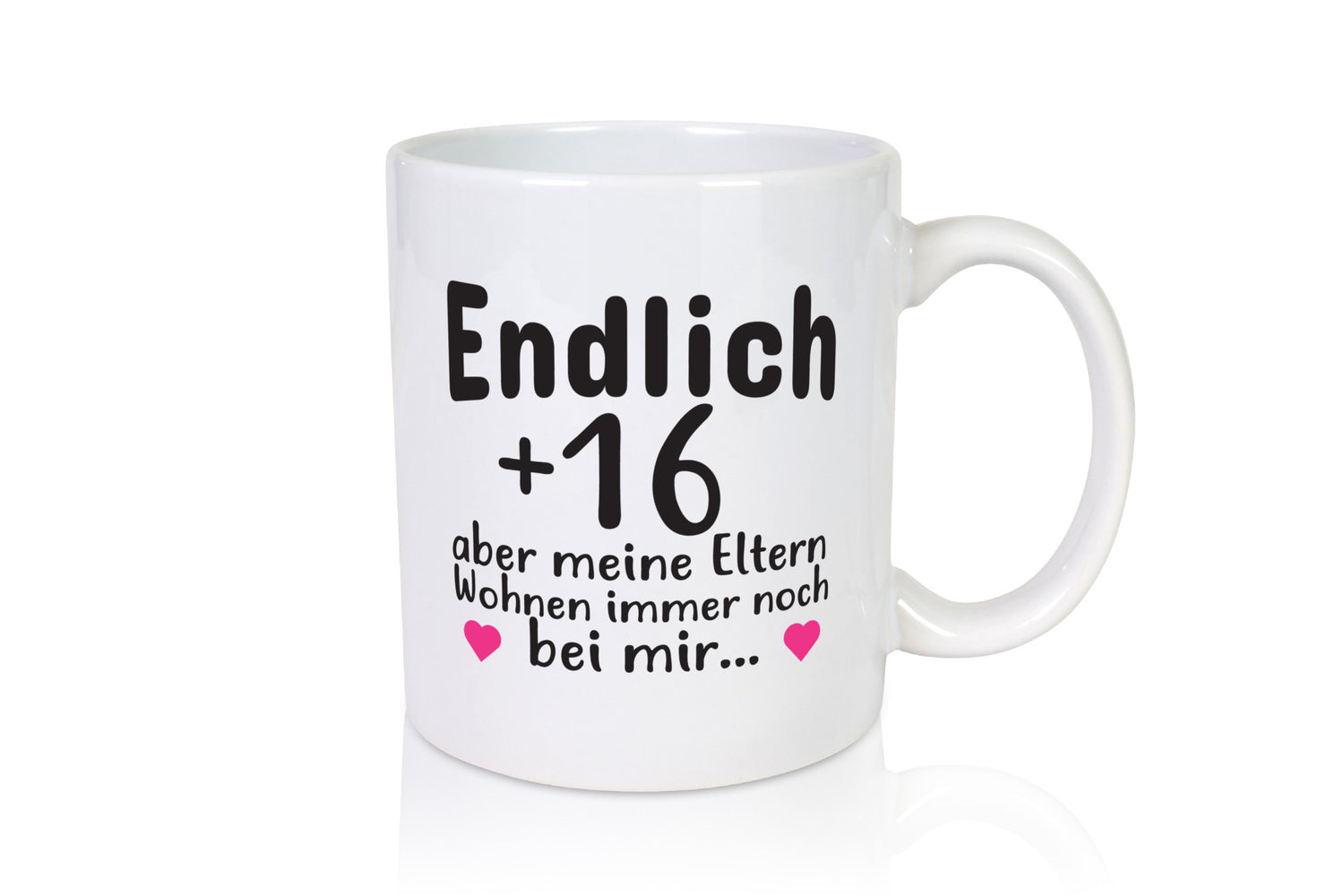 Endlich 16 | Geburtstag Tasse Spruch Mädchen Geschenkidee Humor