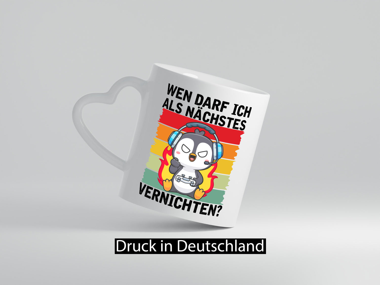 Wenn darf ich Vernichtn | Gamer Konsole Zocken v2 Humor Geschenkidee Tasse