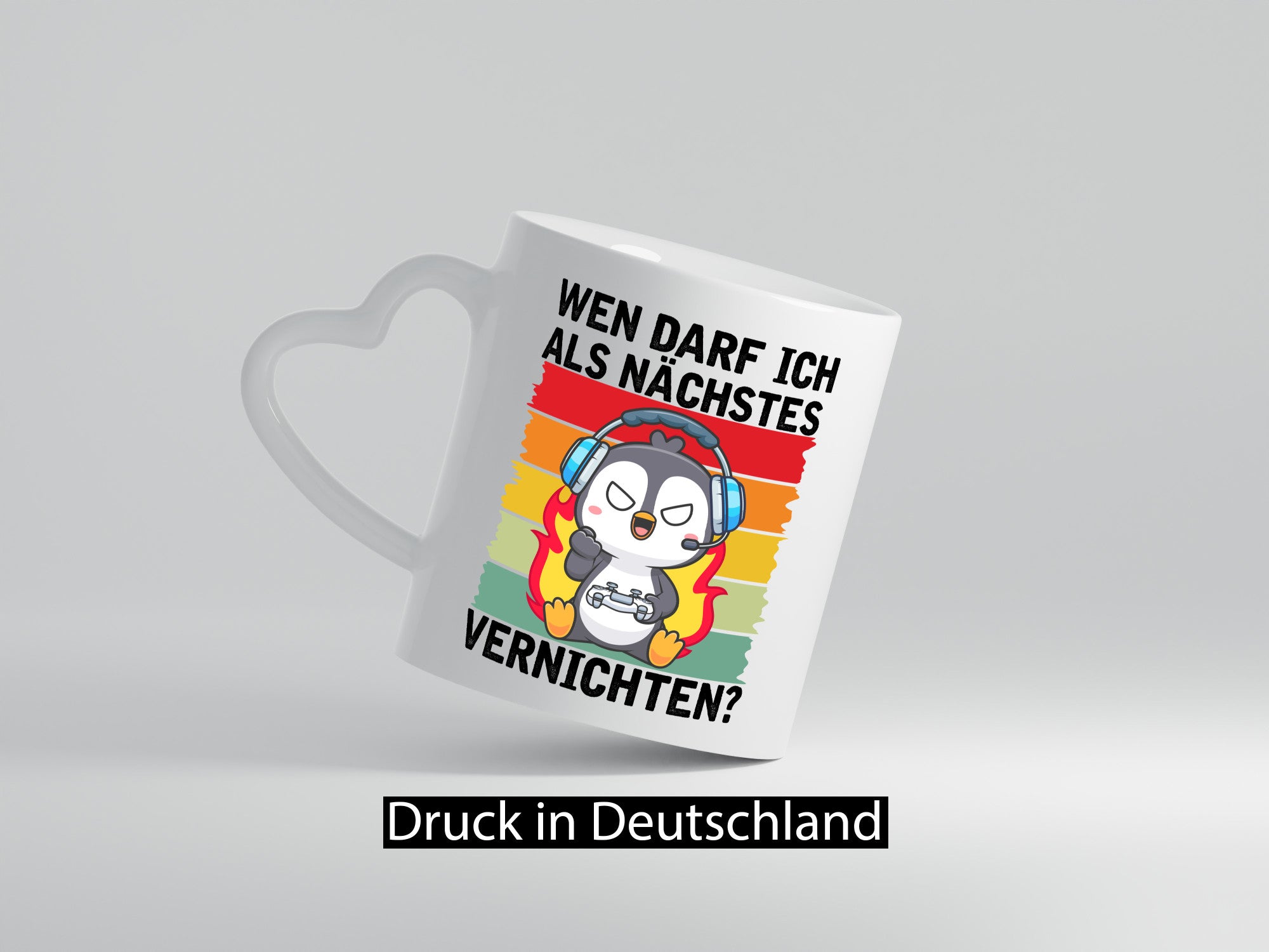 Wenn darf ich Vernichtn | Gamer Konsole Zocken v2 Humor Geschenkidee Tasse