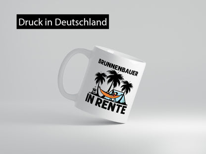 Brunnenbauer in Rente | Ruhestand Rentner Geschenk Jubiläum lustiger Spruch
