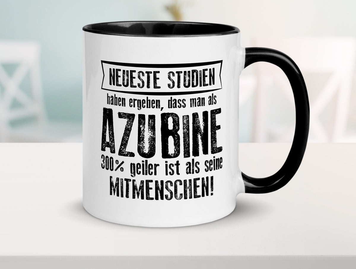 Neuste Studien: Azubine | Ausbildung Lehre Lehrling Geschenk Humor Geschenkidee Tasse