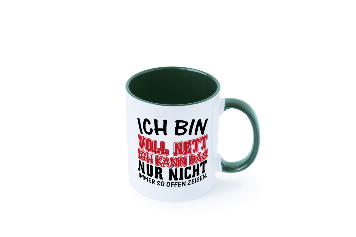 Ich bin voll nett Geschenkidee Humor Tasse