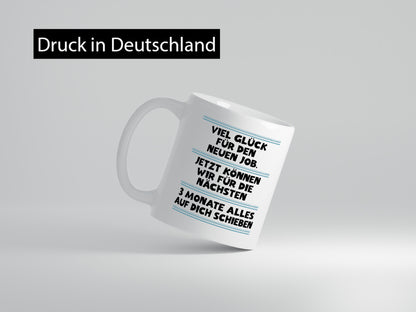 Vile glück mit dem neuen Job | Neuling Arbeit Geschenk Kollegen Büro lustiger