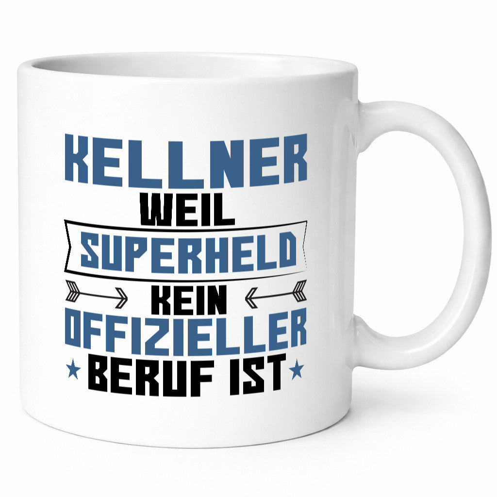 Superheld Kellner | kellnern Bedienung lustiger Spruch Geschenk Humor
