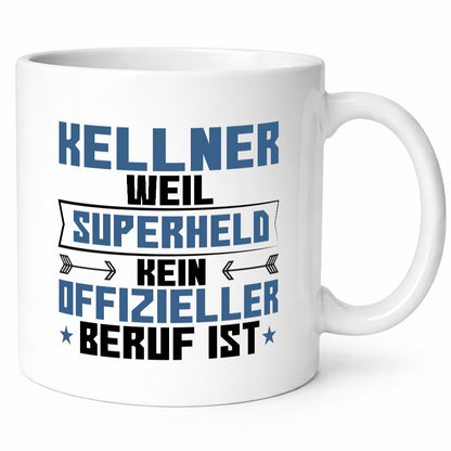 Superheld Kellner | kellnern Bedienung lustiger Spruch Geschenk Humor