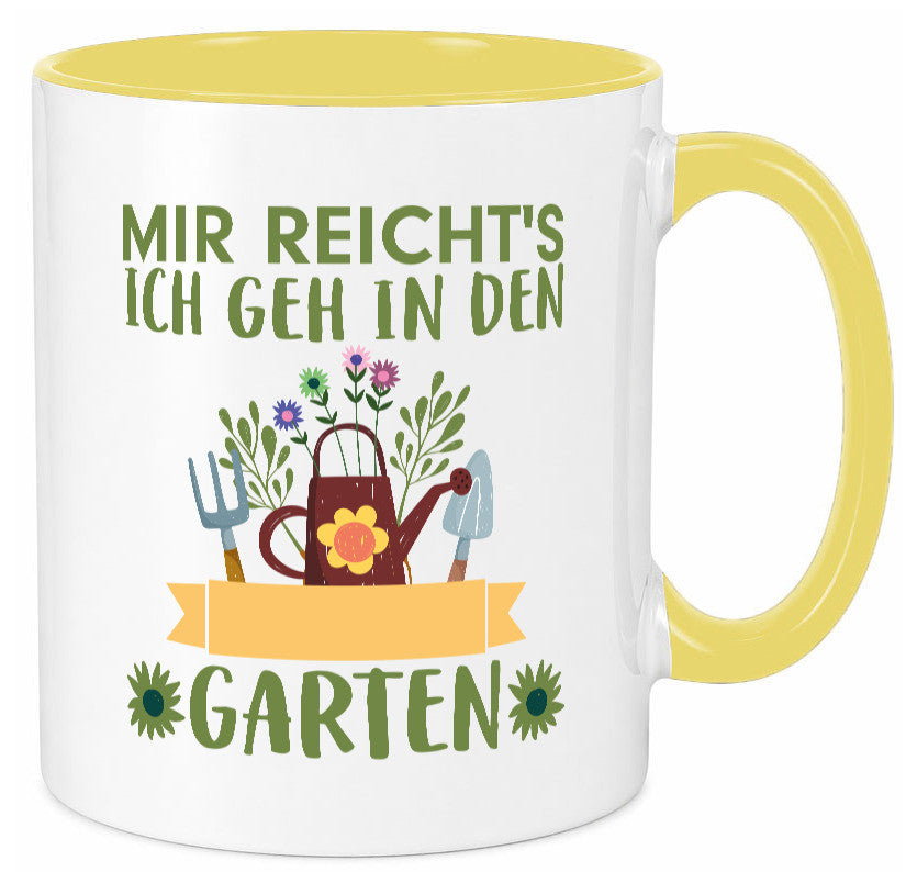 Ich geh in den Garten | Gärtner Tasse Gartenarbeit Humor Arbeit Kollegen Büro