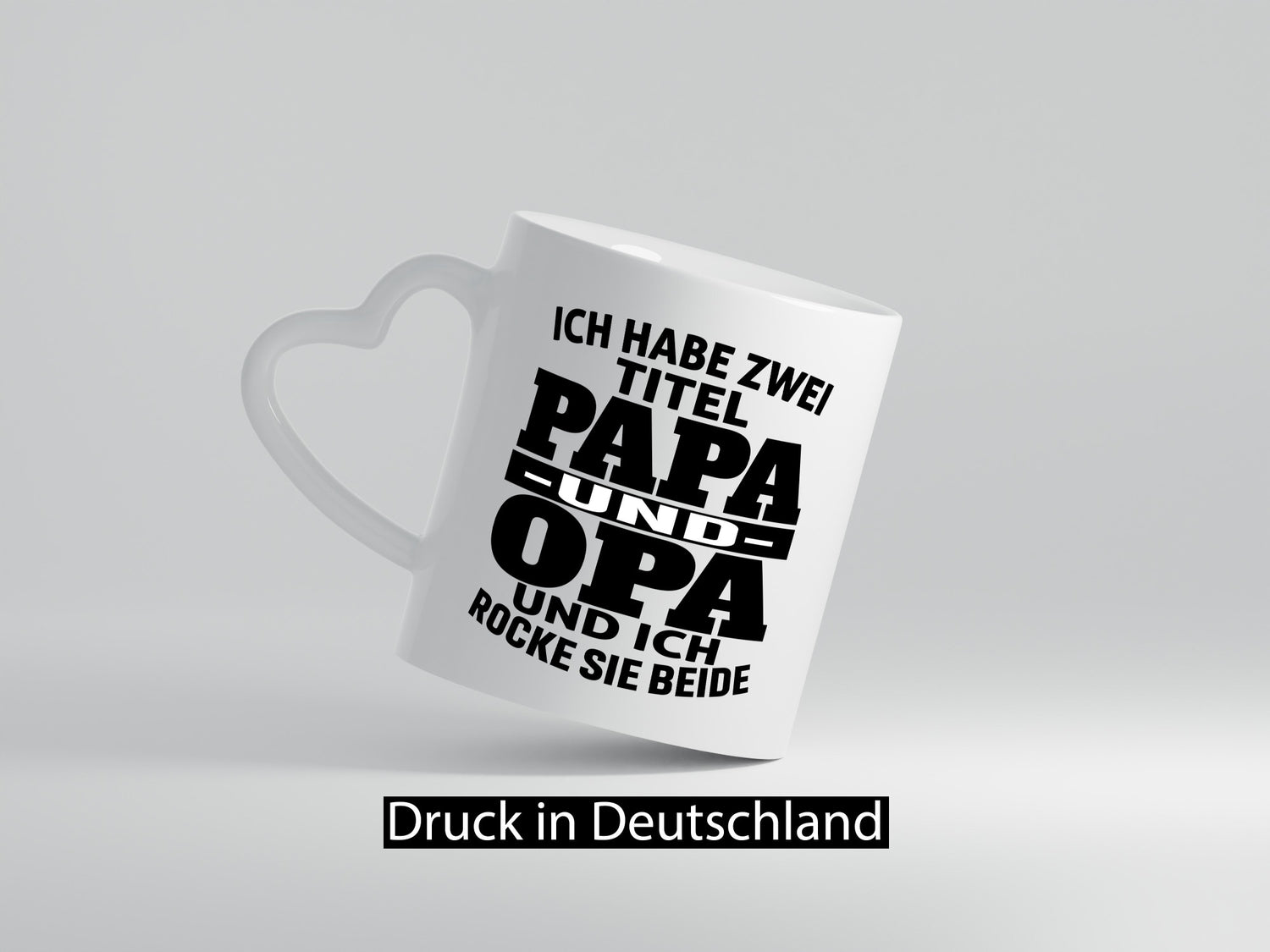 Ich habe zwei Titel Papa und Opa | Rock sie Großvater Humor Familie