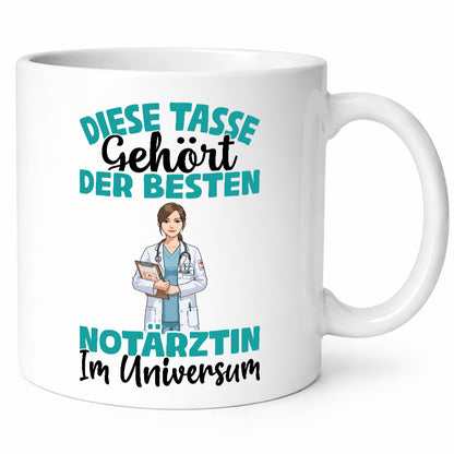 Im Universum: Notärztin | Ärztin lustiger Spruch Geschenk Humor Geschenkidee