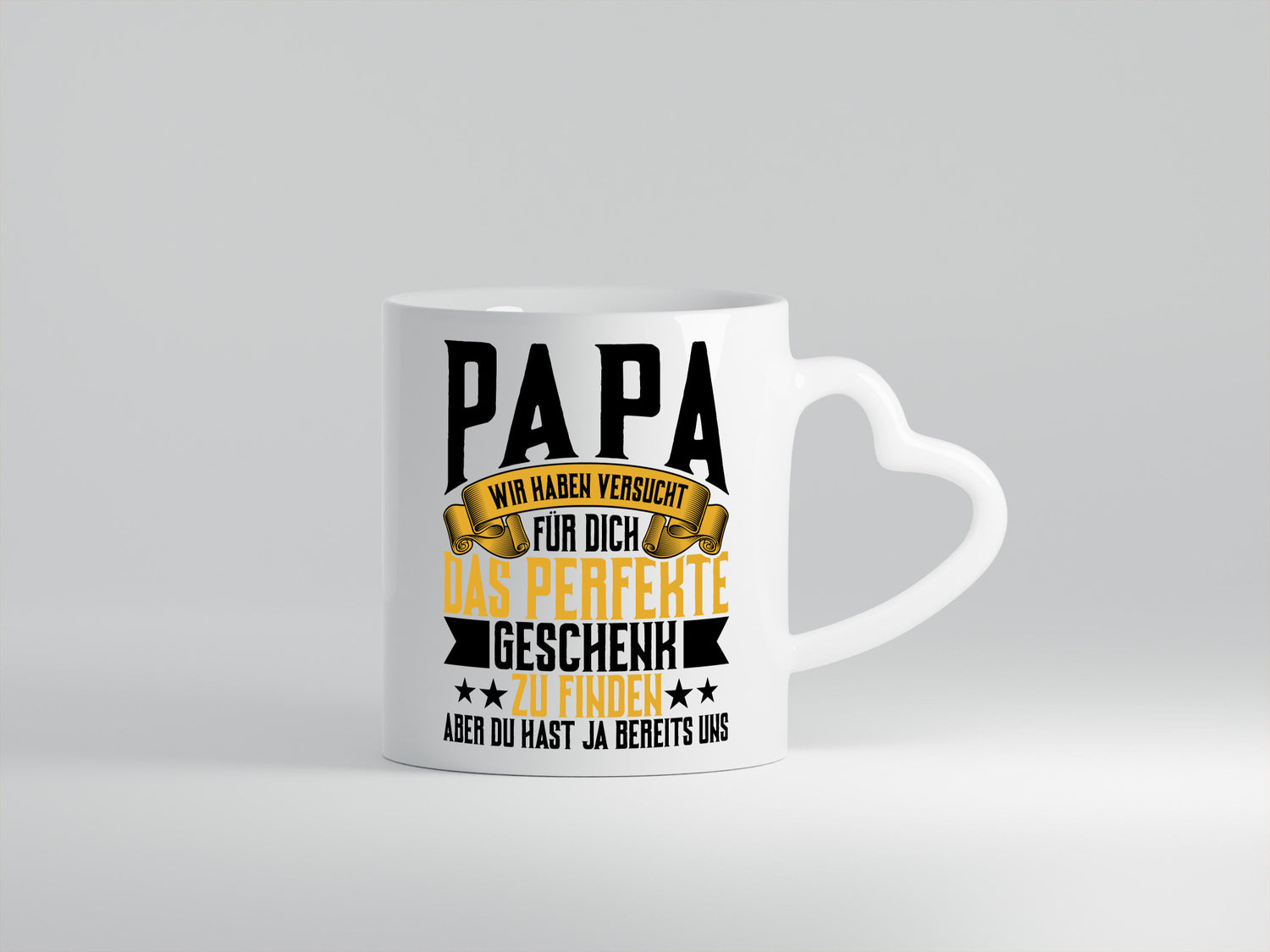 Das Perfekte Geschenk | Papa Vater Familie Geschenkidee lustiger Spruch Tasse