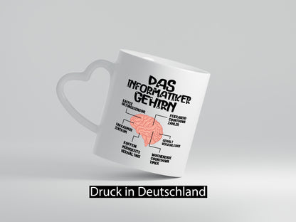 Das Informatiker Gehirn Humor Geschenkidee Tasse