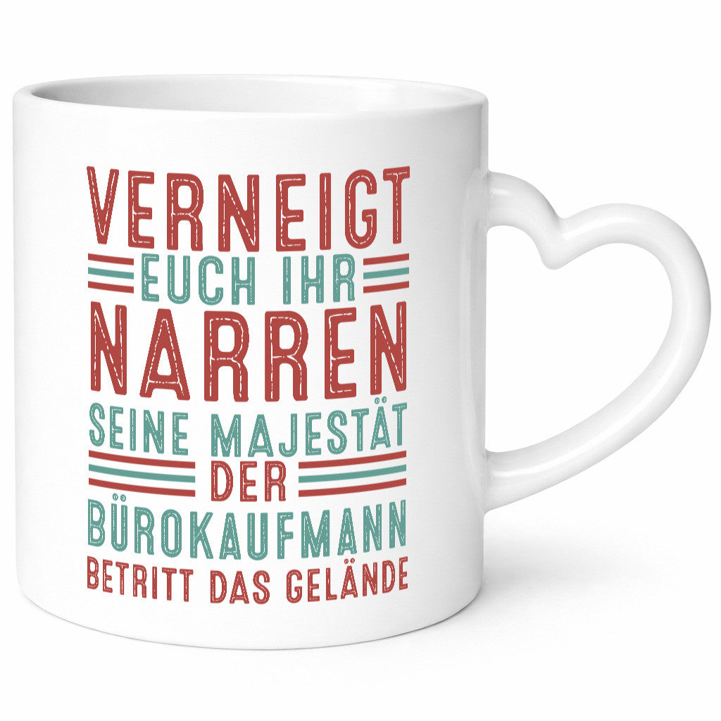 Verneigt euch: Bürokaufmann | Kaufmann v2 lustiger Spruch Geschenk Arbeit