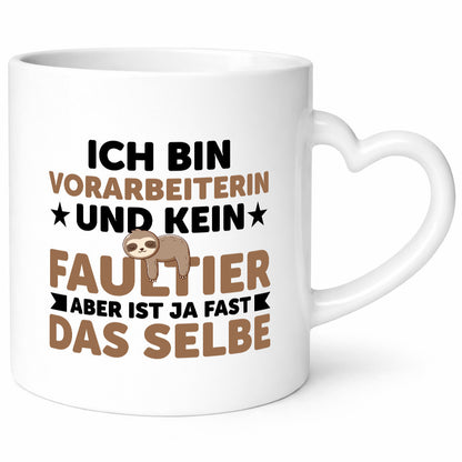 Ich bin kein Faultier: Vorarbeiterin | Kollegin Teamleiter v2 Geschenkidee