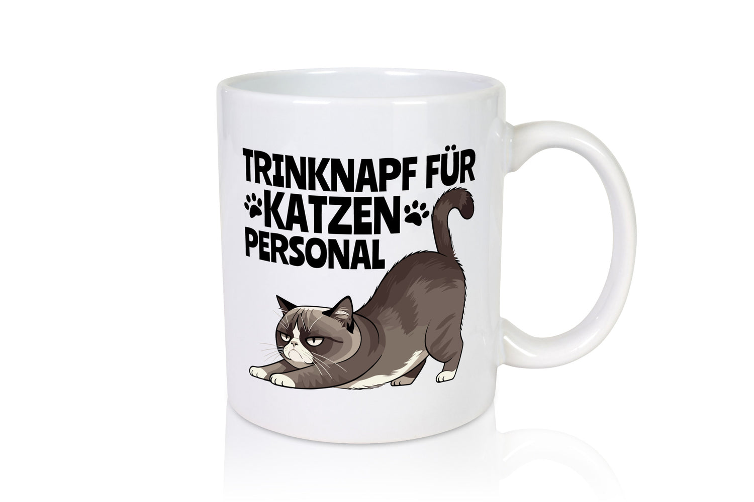 Katzen Personal | Katzenbesitzer Tasse Katze Humor vl7 lustig Tierliebhaber