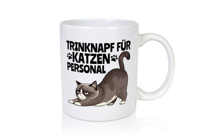 Katzen Personal | Katzenbesitzer Tasse Katze Humor vl7 lustig Tierliebhaber
