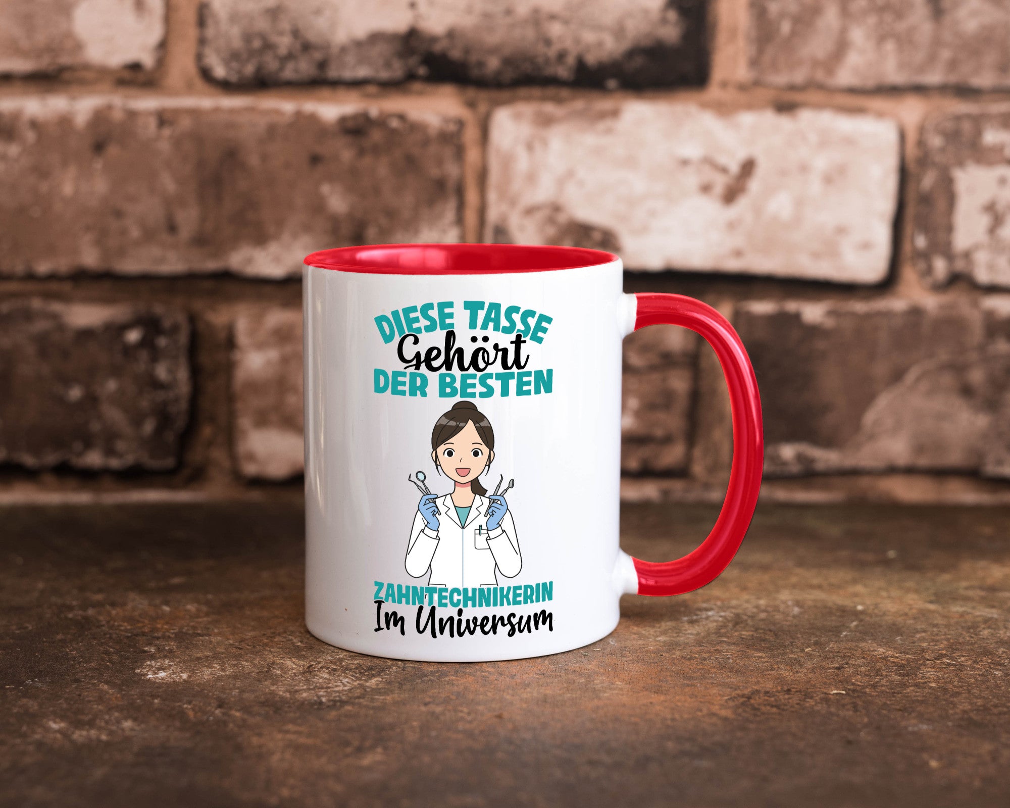Im Universum: Zahntechnikerin | Zahnmedizin Humor Geschenkidee Tasse