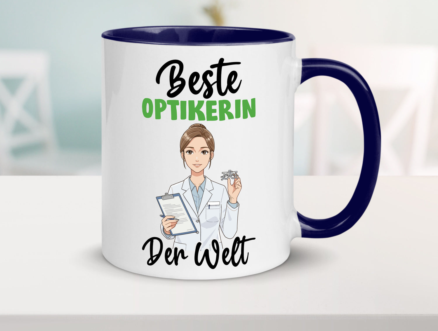 Beste Optikerin | Augenoptik v2 Geschenk Humor Geschenkidee lustiger Spruch