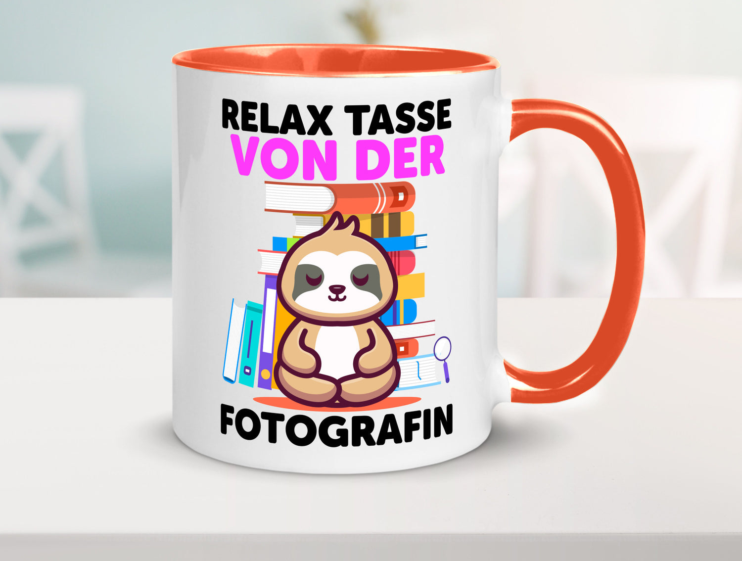Relax Tasse: Fotografin | Fotografie Kamera Humor Geschenkidee Tasse