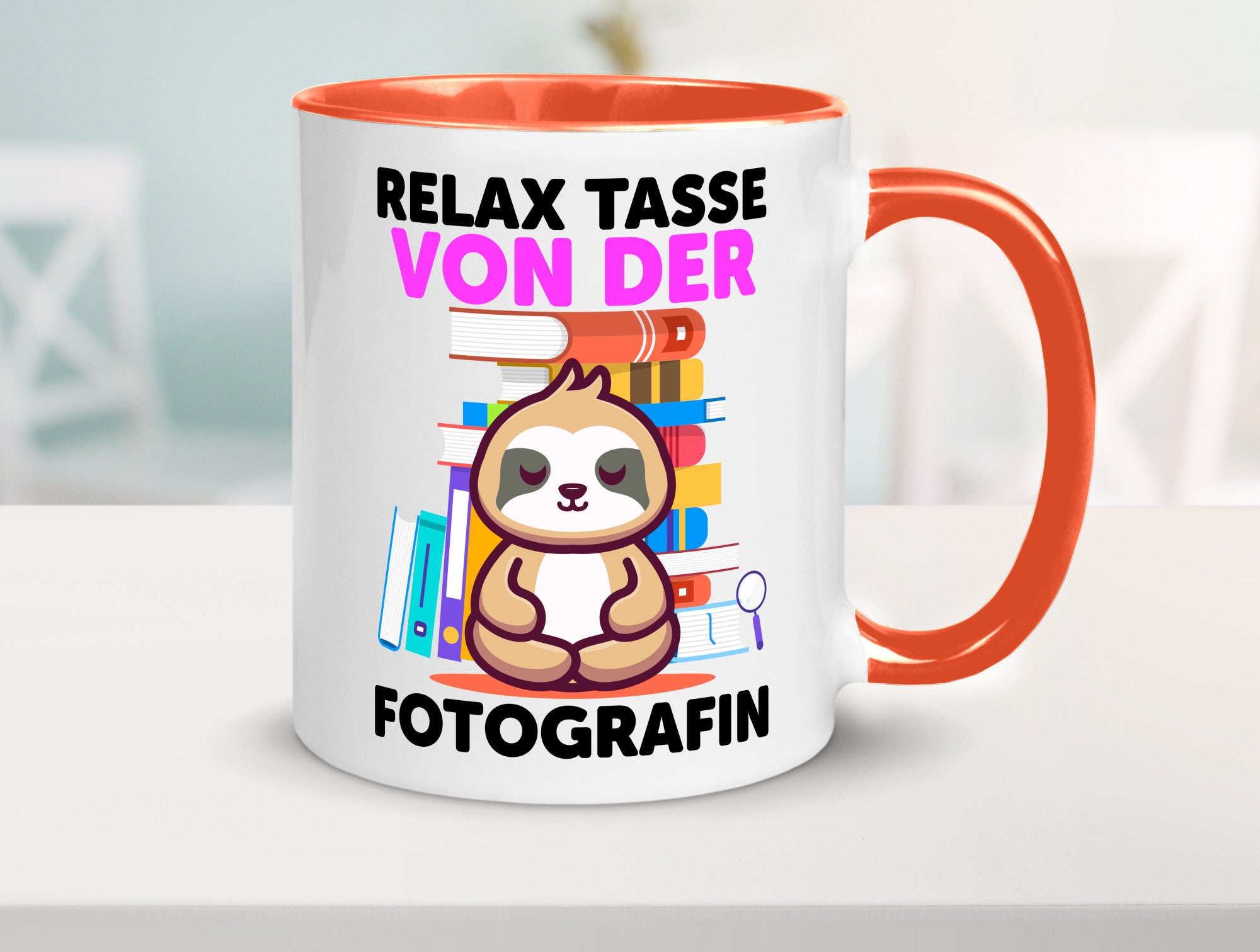 Relax Tasse: Fotografin | Fotografie Kamera Humor Geschenkidee Tasse