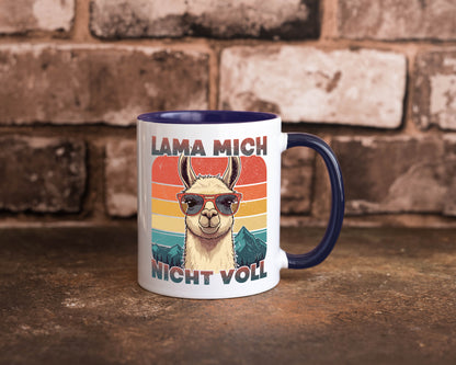 Lama mich nicht voll | Alpaka Kamel Retro lustig Humor Geschenkidee Geschenk