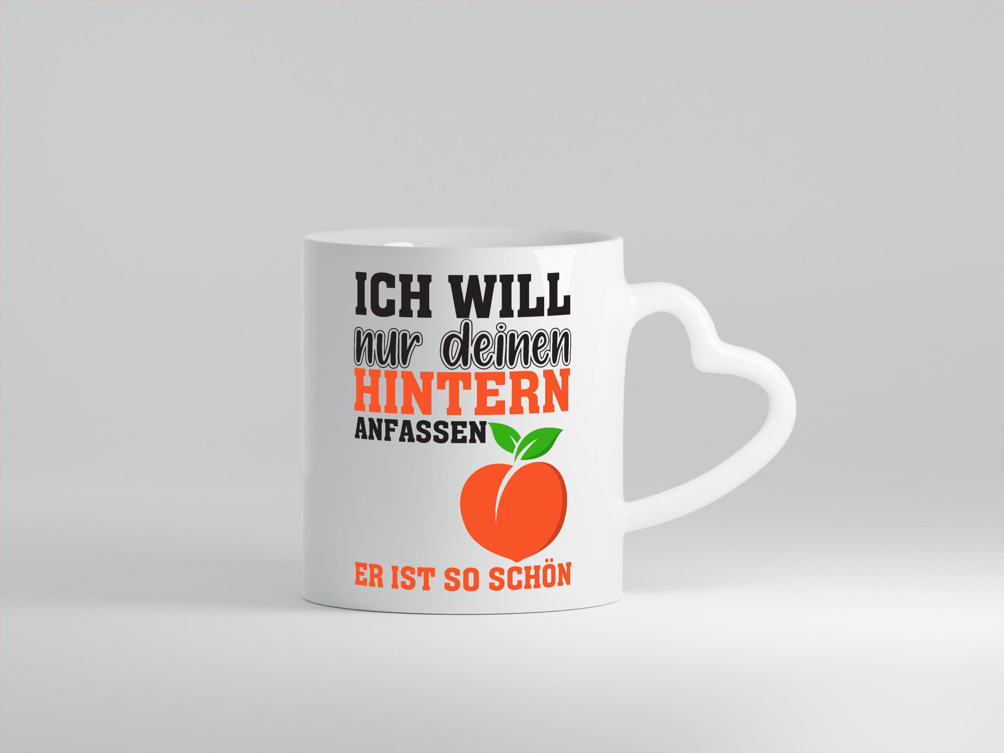 Pfirsichpo Spruch | Frauen Tasse Beziehung Hintern lustig Humor Geschenkidee