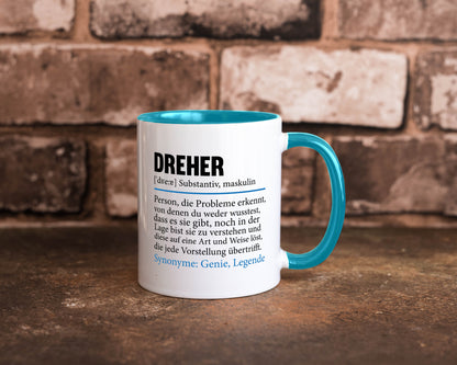 Dreher Humor | Fräser Zerspannungsmechaniker Geschenkidee Tasse