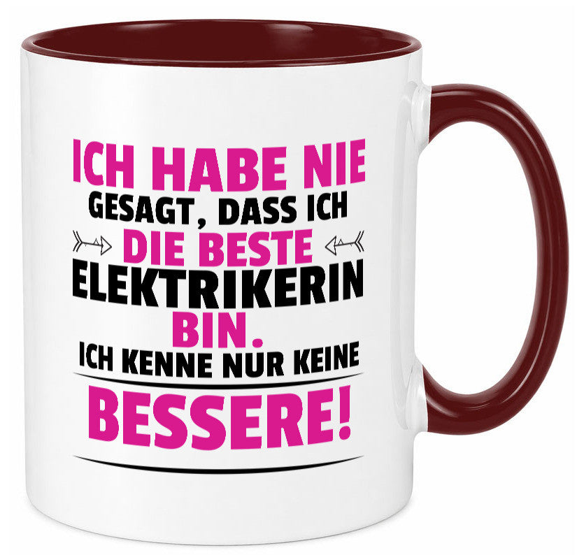 Die Beste Elektrikerin | Elektronikerin Elektrik lustiger Spruch Geschenk Humor