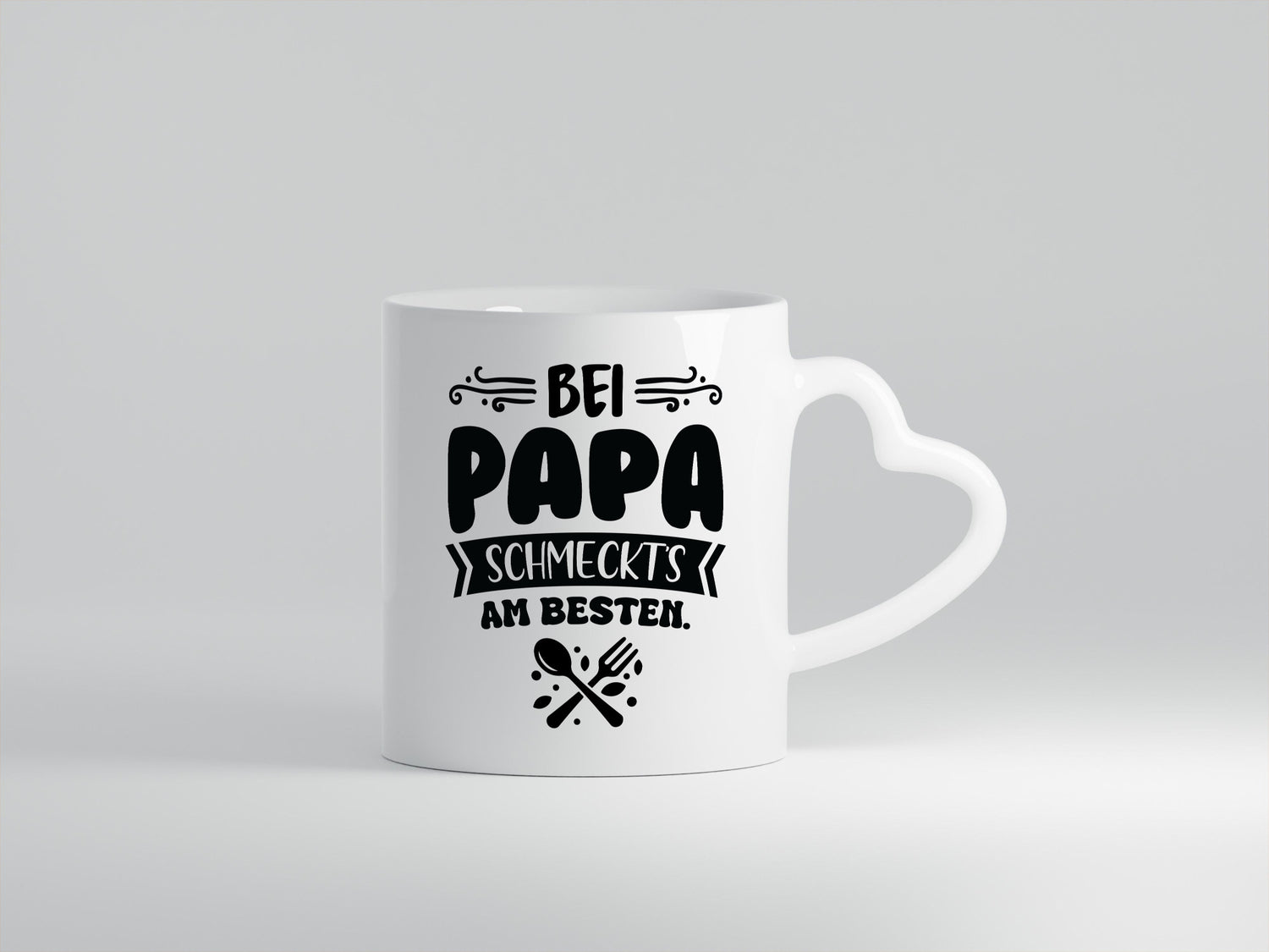 Bei papa Schmeckts am Besten | Koch lustiger Spruch Geschenk Humor Geschenkidee
