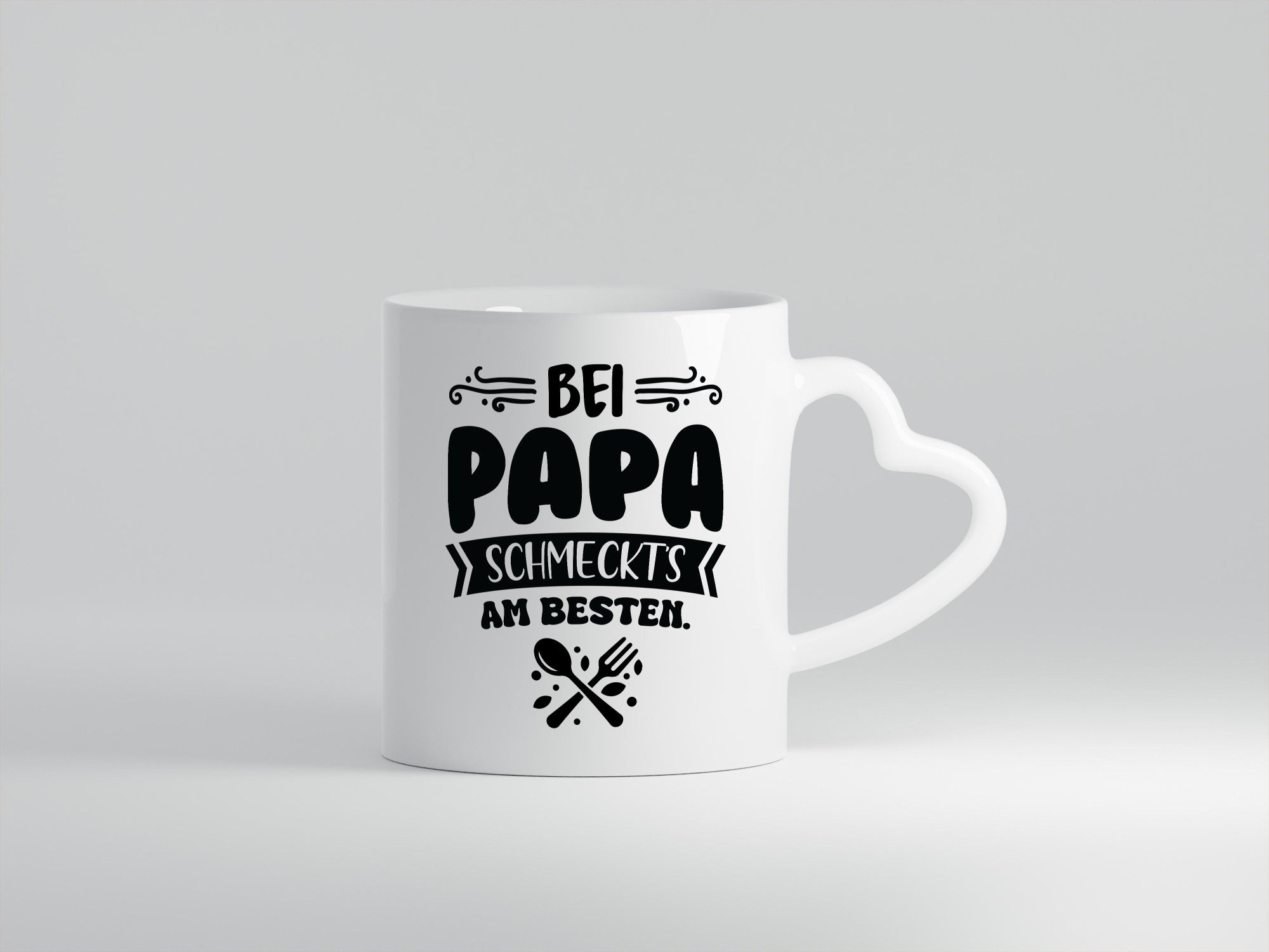 Bei papa Schmeckts am Besten | Koch lustiger Spruch Geschenk Humor Geschenkidee