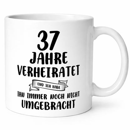 37 Jahre Verheiratet, immer noch am Leben! lustig Humor Geschenkidee Geschenk