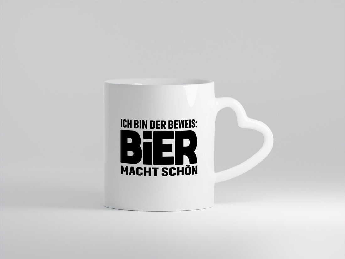 Ich bin der beweis Bier macht schön | Bierliebhaber Geschenk Humor Geschenkidee