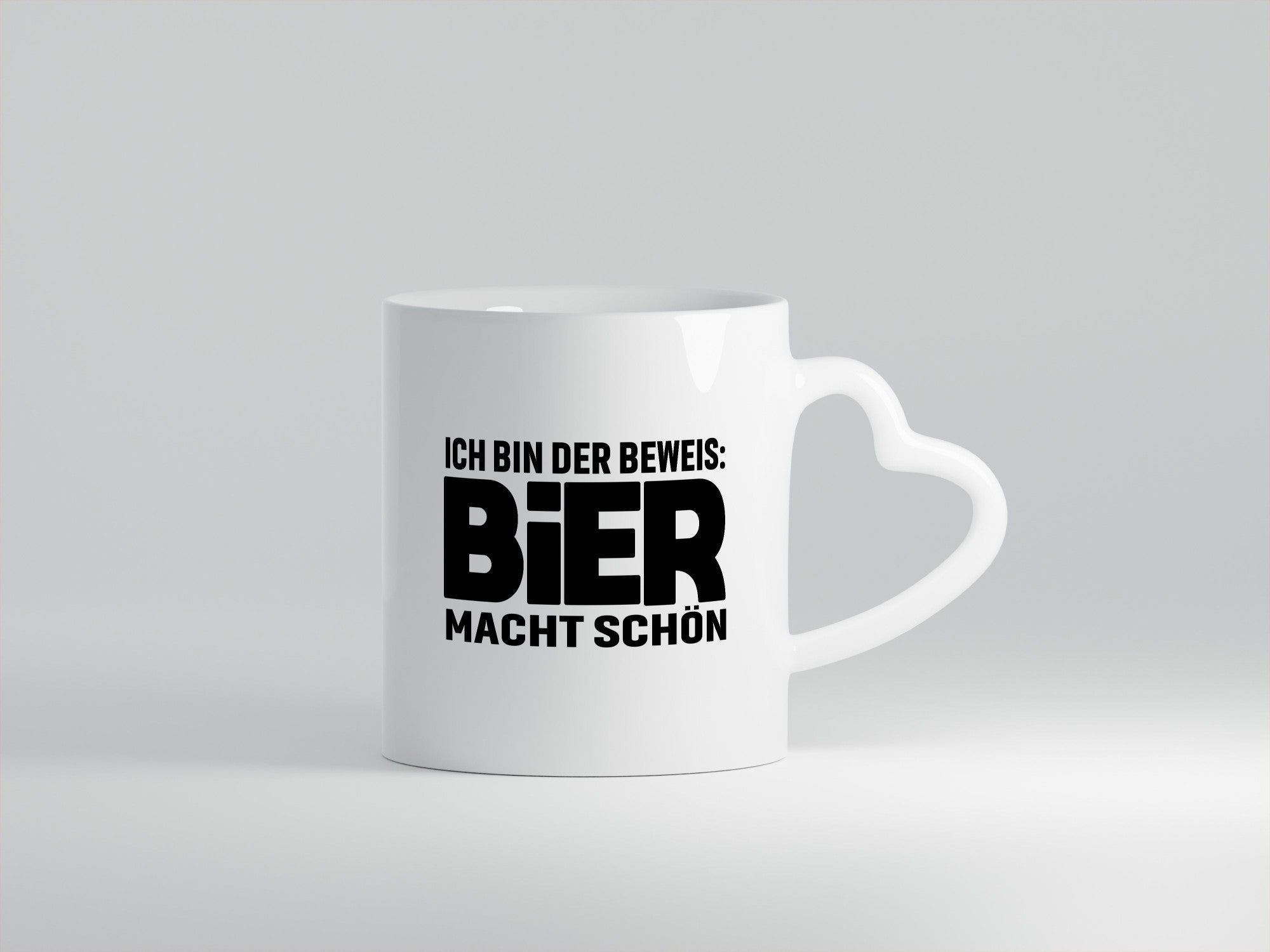 Ich bin der beweis Bier macht schön | Bierliebhaber Geschenk Humor Geschenkidee