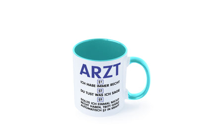 Ich habe immer Recht Arzt | Medizin Doktor Facharzt v2 Humor Geschenkidee Tasse