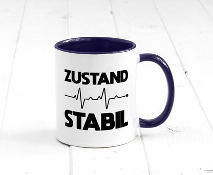 Zustand Stabil | Herzschlag Heartbeat lustiger Spruch Geschenk Humor