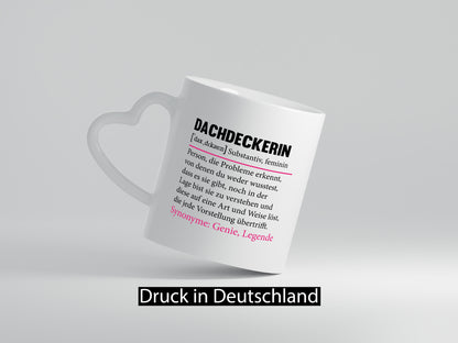 Dachdeckerin | Frauen Beruf Dachbau Hausbau lustiger Spruch Geschenk Arbeit