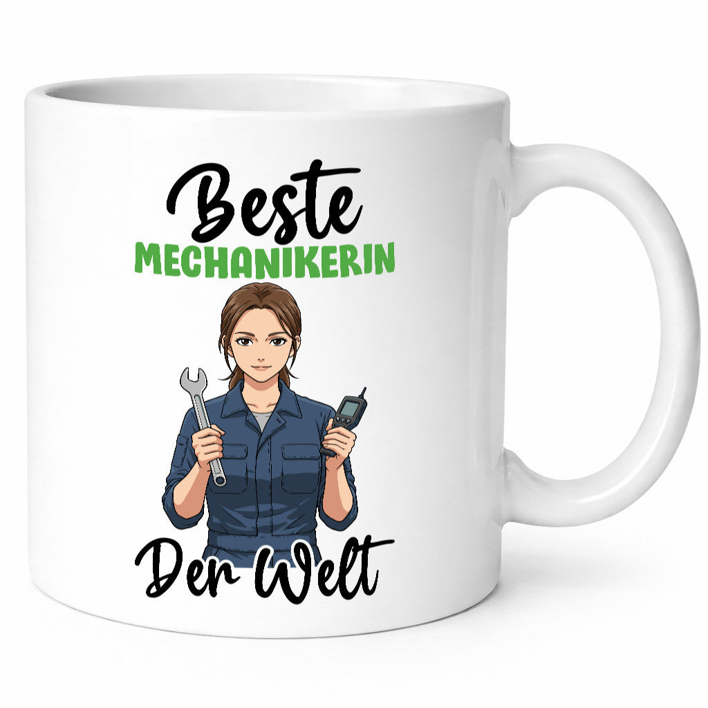 Beste Mechanikerin | KFZ v2 Humor Geschenkidee Tasse